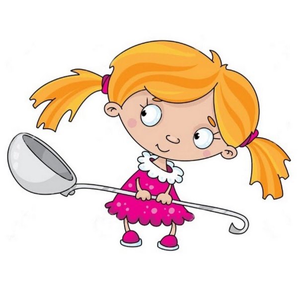 Девочка с большой ложкой