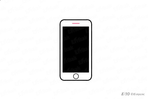 Срисовать айфон