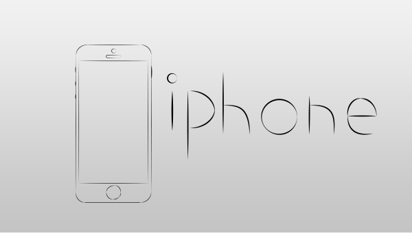 Логотипы айфона с узорами