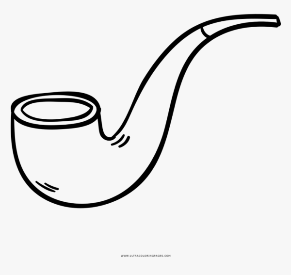 Курительная трубка раскраска