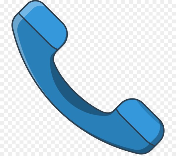 Синяя телефонная трубка