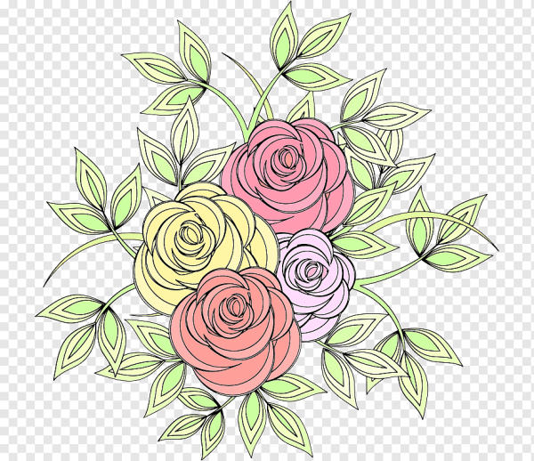 Цветы в векторной графике