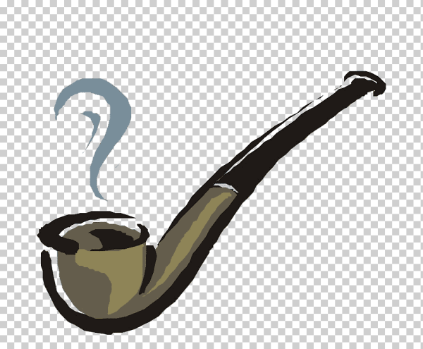 Курительная трубка без фона