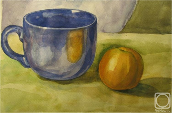 Рисование акварелью натюрморт