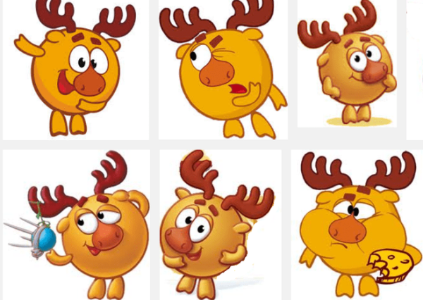 Лосяш вид сбоку