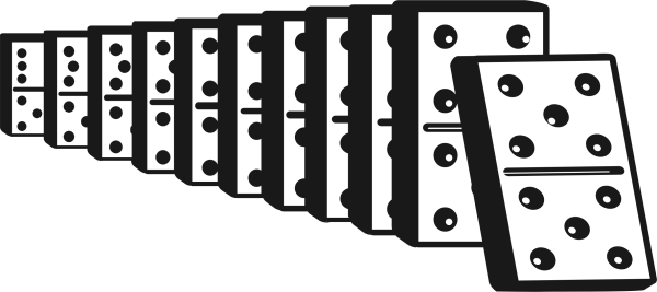 Домино раскраска