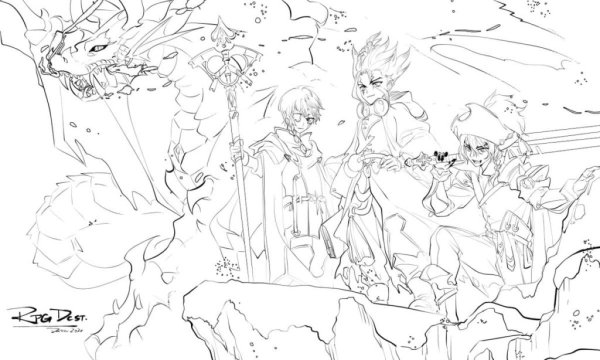 Раскраски аниме доктор Стоун