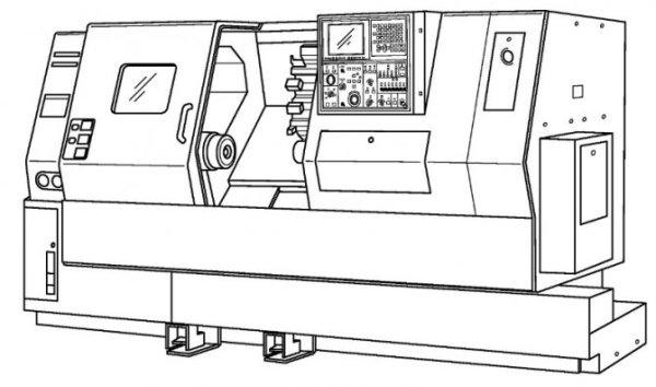 Токарный станок с ЧПУ еен 320