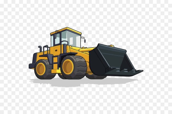 Трактор погрузчик вектор