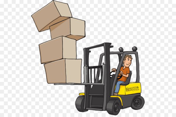 Погрузчик мультяшный