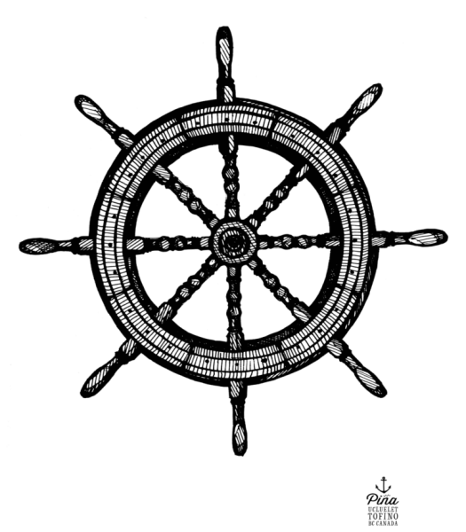 Тату штурвал