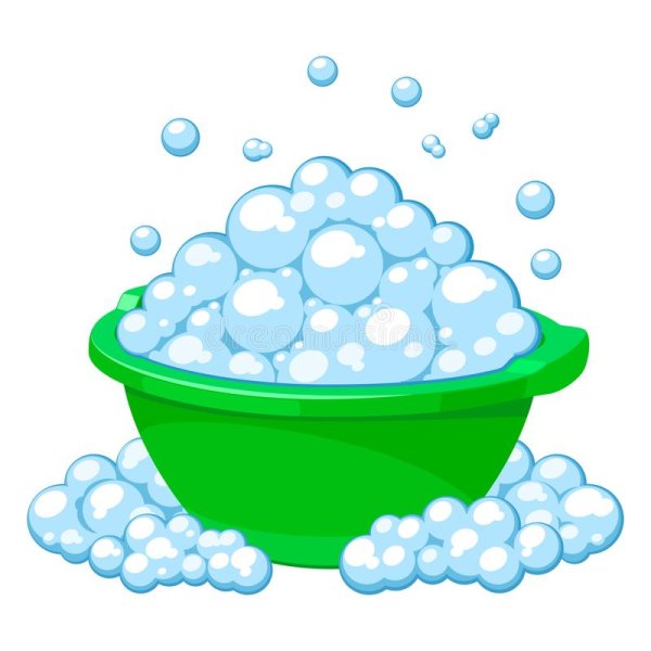 Тазик с мыльной водой