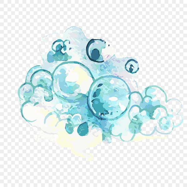 Мыльная пена вектор