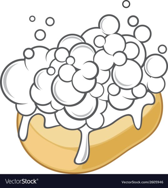 Мыльная пена вектор