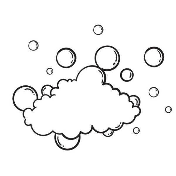 Пена раскраска