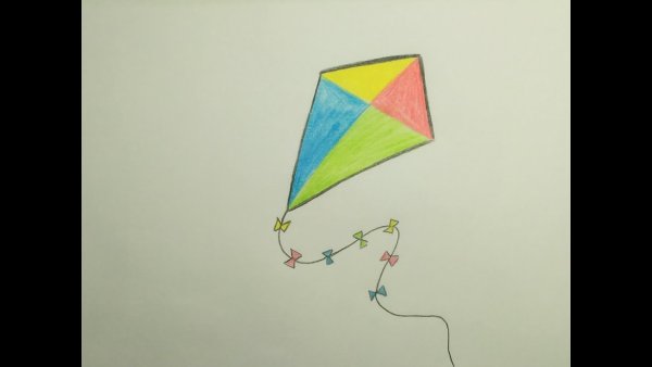 Голубой воздушный змей