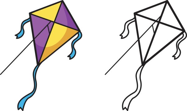 Воздушный змей дракон