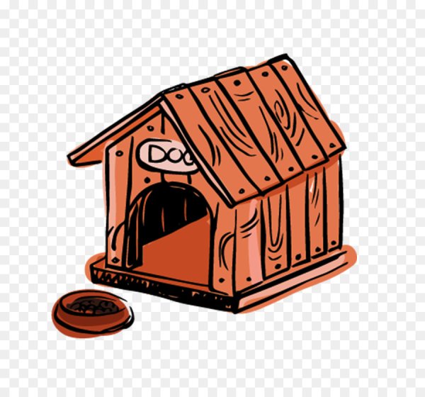 Собачья будка мультяшная