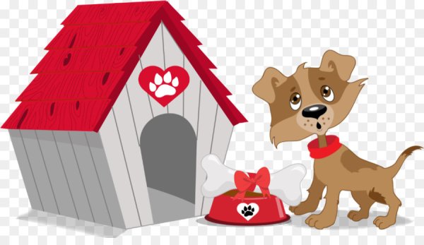 Собачья будка мультяшная