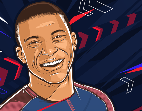 Мбаппе мультяшный