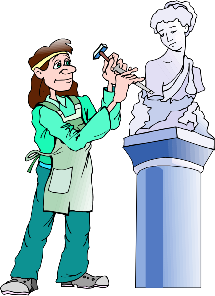 Скульптор мультяшный