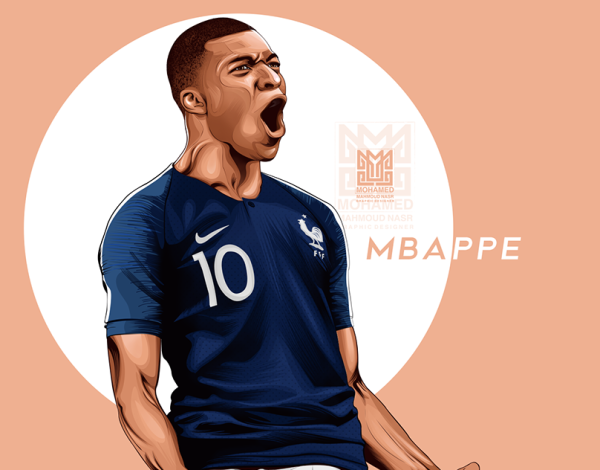 Мбаппе мультяшный