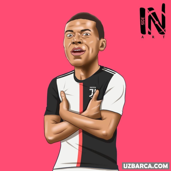 Мбаппе рисунок