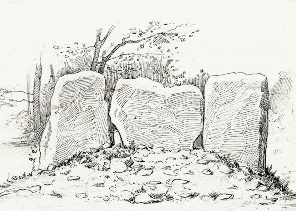 Менгиры карандашом