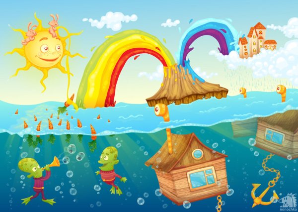 Иллюстрации к небылицам