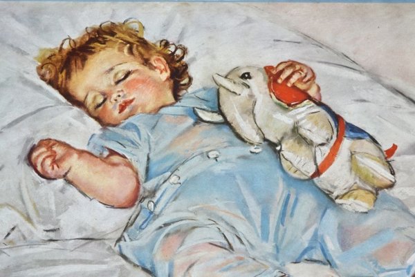 Картина спящие дети