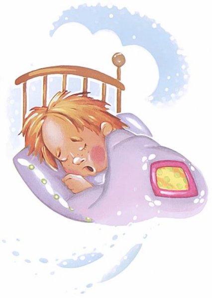 Мальчик спит