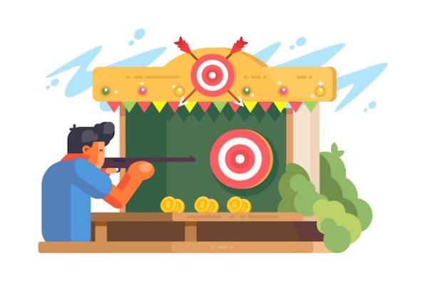 Тир на белом фоне