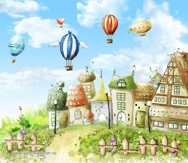 Детская тематика фотообоев