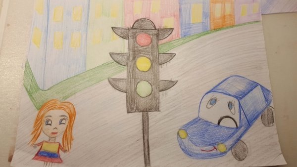 Вежливый водитель наклейка