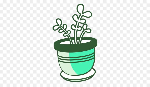 Цветок в горшке рисунок вектор