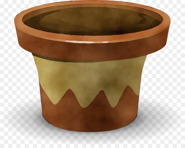 Горшок для цветов без фона