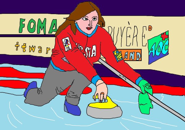 Керлинг рисунок для детей