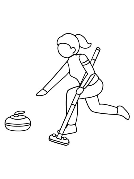 Керлинг рисунок для детей