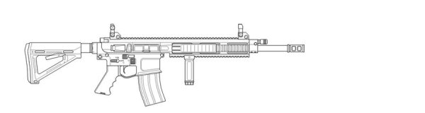 М416 автомат чертеж