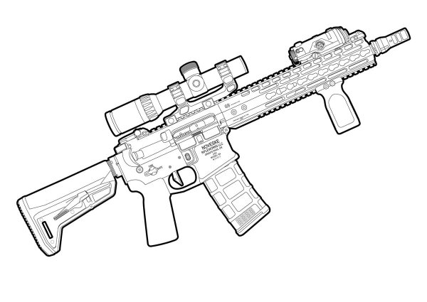 М416 винтовка чертеж