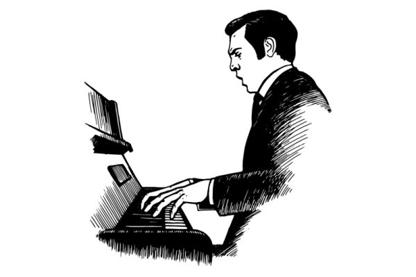 Композитор силуэт