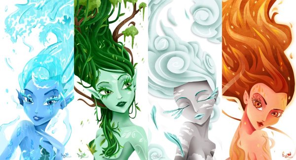 Стихии в виде людей