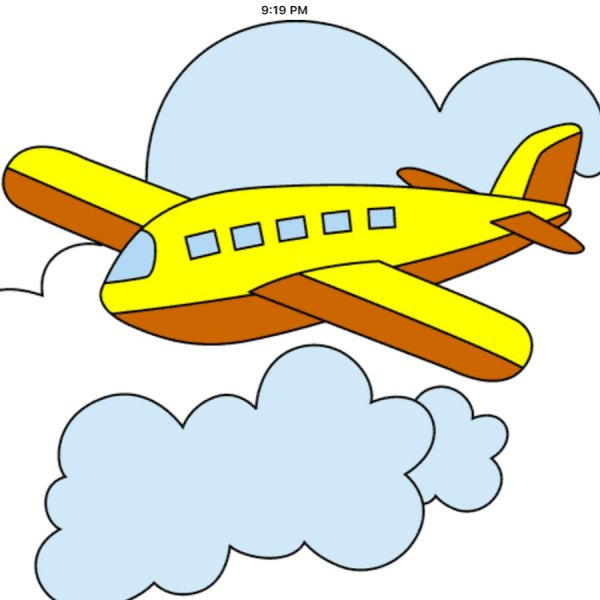 Самолет для дошкольников