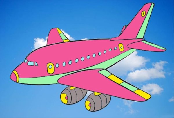 Самолетик рисунок