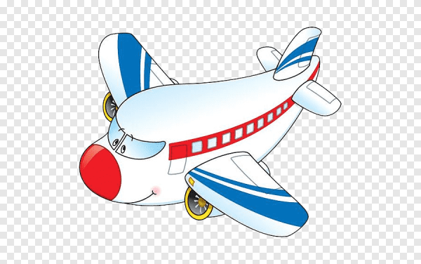 Самолет мультяшка
