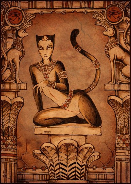 Богиня Египта кошка Бастет