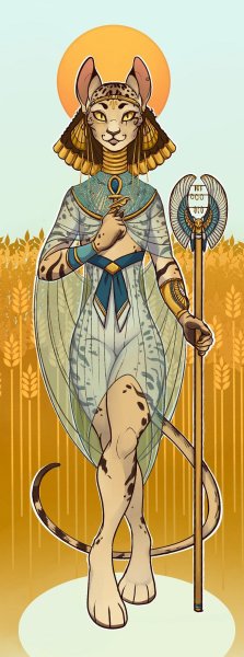 Богиня Бастет фэнтези