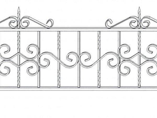 Кованые ажурные ограды