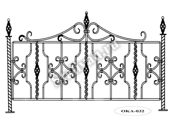 Кованые ажурные ограды