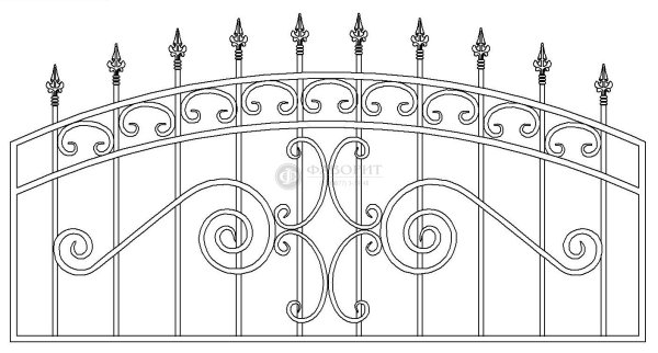 Изображением ажурных оград